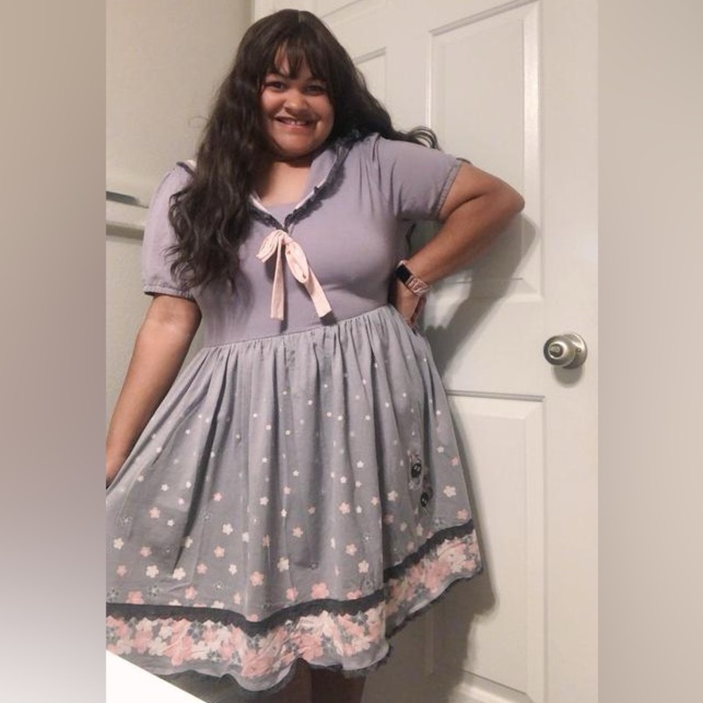 Studio Ghibli Spirited Away Cherry Blossoms Sailor Dress XXL